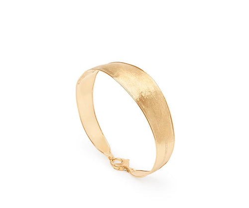 Marco Bicego 18k Yellow Gold Lunaria Collection Crescent Design Cuff Bracelet