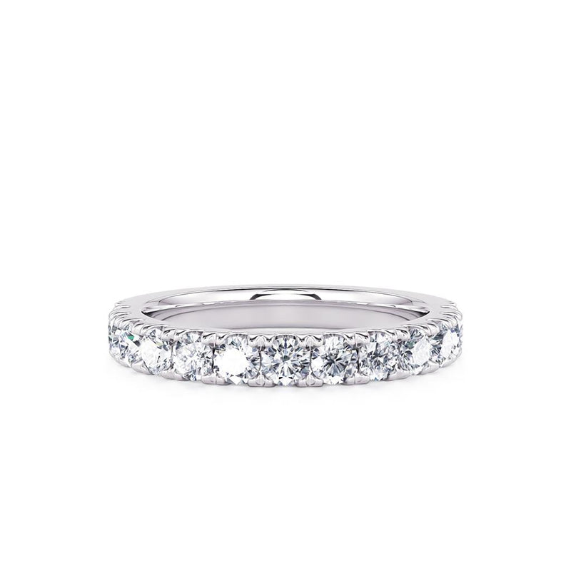 Davis Classics Women's 14k White Gold Diamond Band