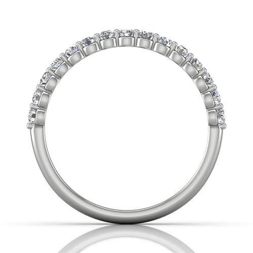 Martin Flyer Women's 14k White Gold FlyerFit Classic Diamond Band