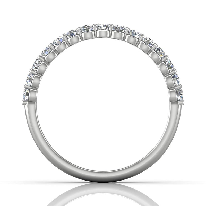 Martin Flyer Women's 14k White Gold FlyerFit Classic Diamond Band