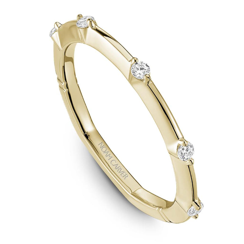 Noam Carver Women's Stackable Diamond Wedding Band in 14k Yellow Gold