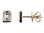 Davis Classics 14k Yellow Gold Diamond Stud Earrings