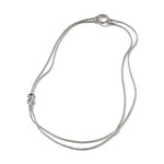 John Hardy Sterling Silver Love Knot Convertible Necklace
