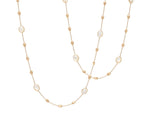 Marco Bicego 18k Yellow Gold Siviglia Collection Mother Of Pearls 36" Necklace