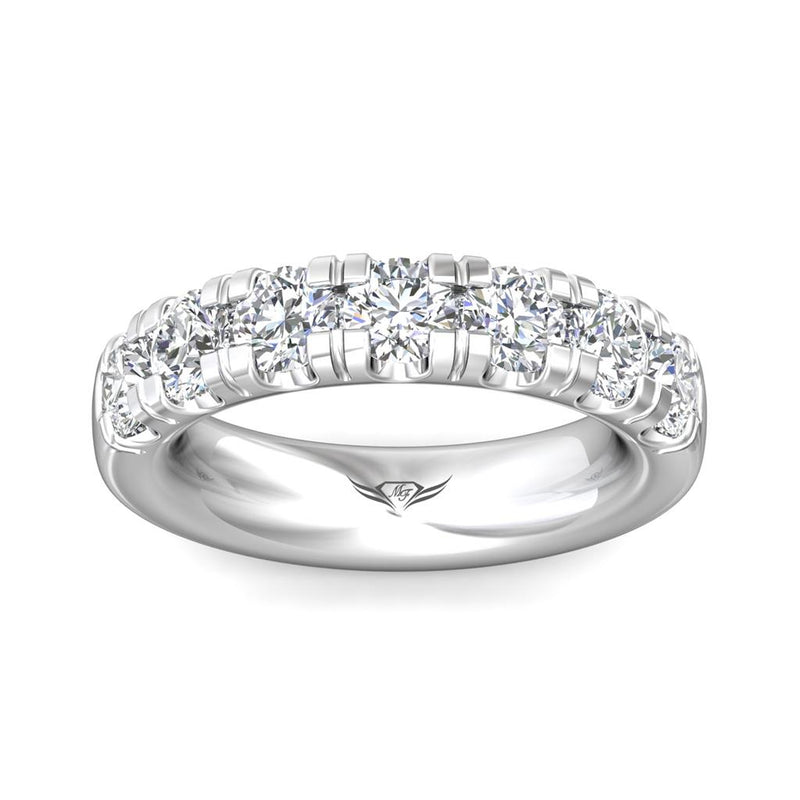 Martin Flyer Women's 14k White Gold Diamond Anniversary Band