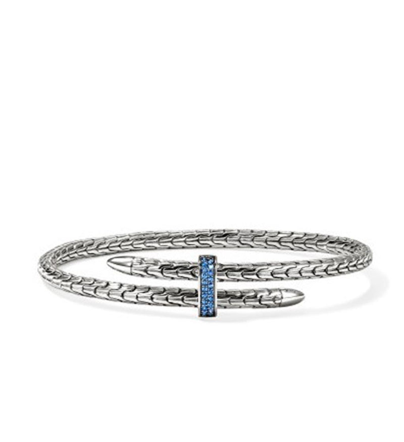 John Hardy Spear Collection Cuff Sapphire Bracelet