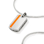 John Hardy Sterling Silver Tag Necklace