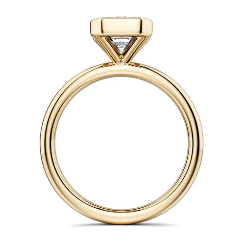 David Yurman Solitaire Diamond Engagement Ring Setting in 14k Yellow Gold