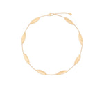 Marco Bicego 18k Yellow Gold Twist Petal Station Necklace