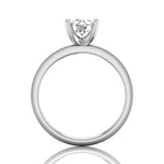 Martin Flyer Platinum 2.3mm High Polish Solitaire Engagement Ring Setting