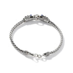 John Hardy Sterling Silver Naga Sapphire Bracelet