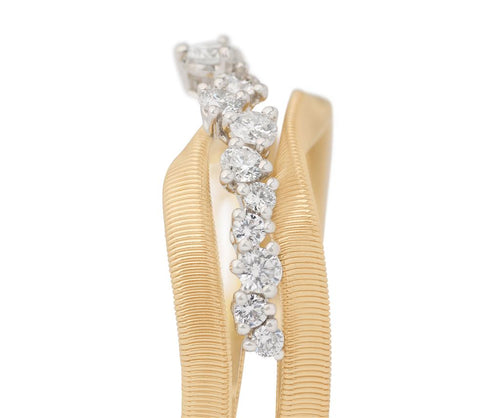 Marco Bicego 18k Yellow and White Gold Marrakech Collection Diamond Fashion Ring
