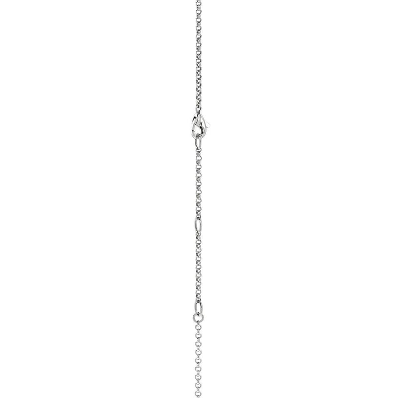 John Hardy Sterling Silver Essential Pavé Diamond Necklace