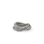 John Hardy Sterling Silver Icon Crossover Chain Fashion Ring