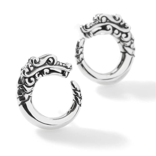John Hardy Sterling Silver Naga Collection Stud Earrings