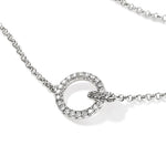 John Hardy Sterling Silver Essential Pavé Diamond Necklace