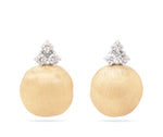 Marco Bicego 18k Yellow and White Gold Africa Collection Diamond Boules Drop Earrings