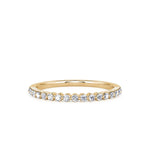 Davis Classics Women's 14k Yellow Gold Diamond Band