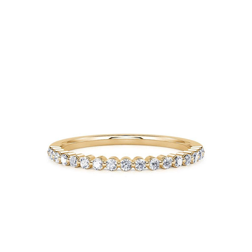 Davis Classics Women's 14k Yellow Gold Diamond Band