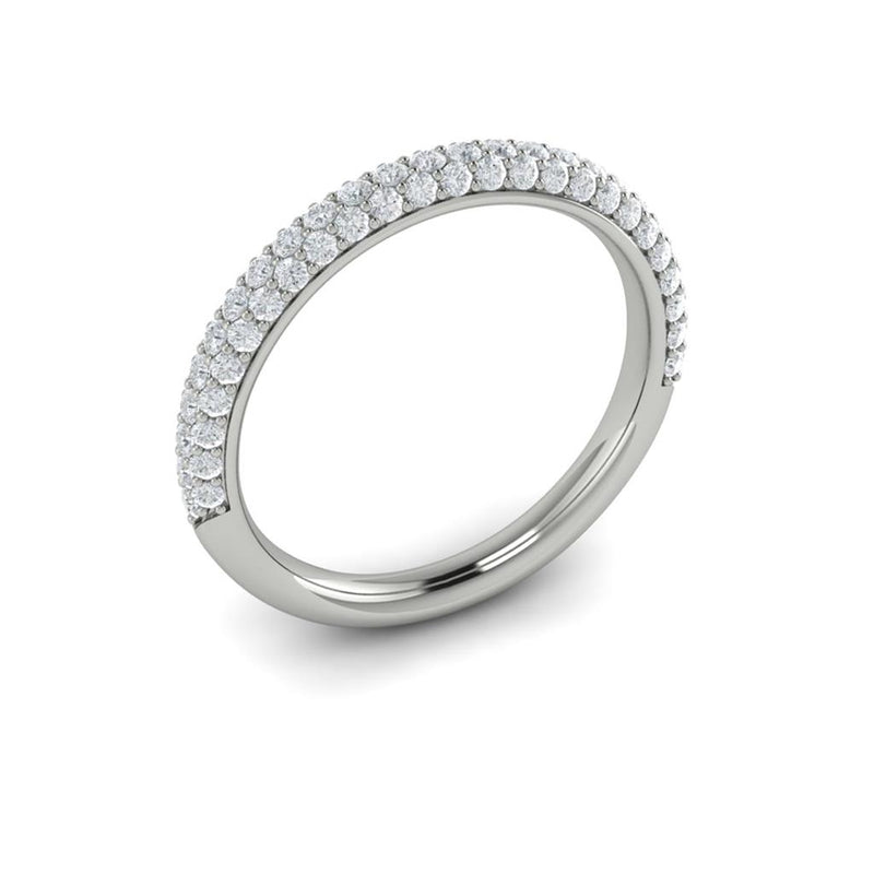 Vlora Women's 14k White Gold Stackable Diamond Band