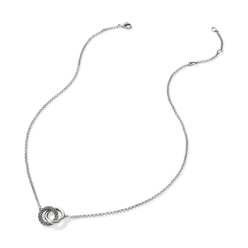 John Hardy Sterling Silver Essential Linked Necklace