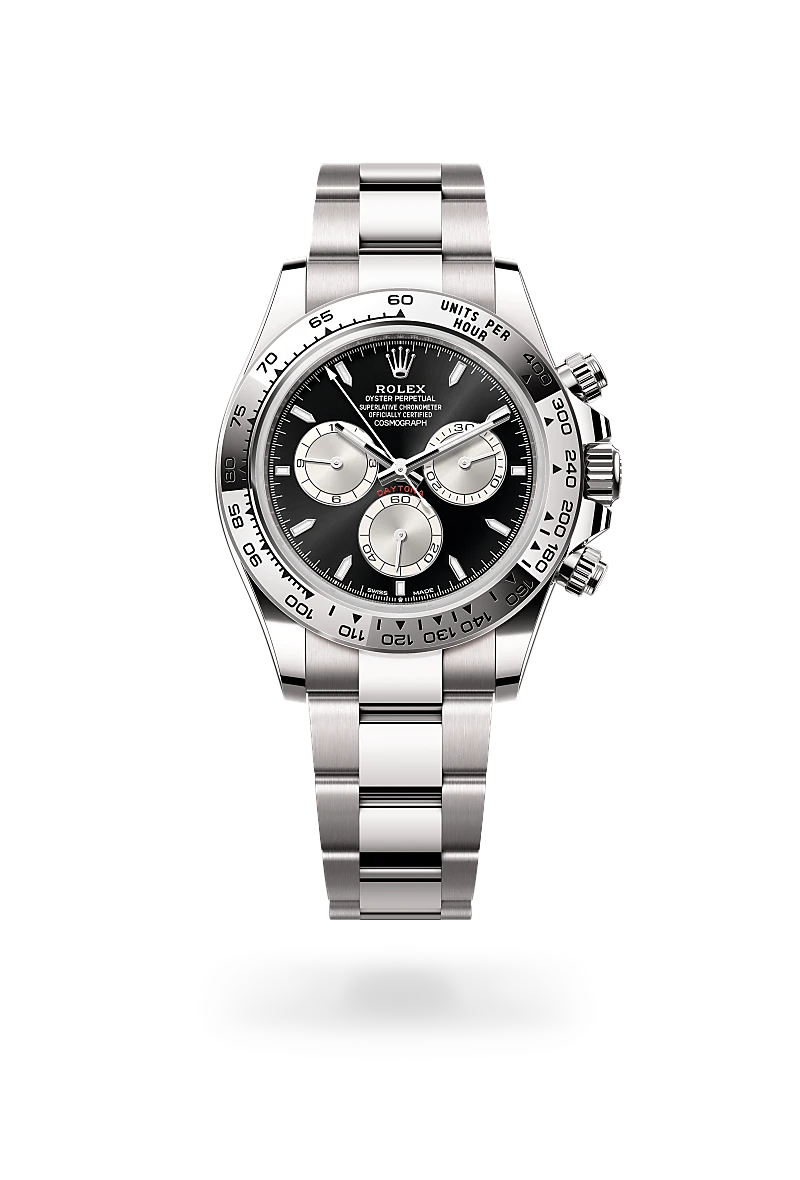 Rolex Cosmograph Daytona in Oyster, 40 mm, white gold