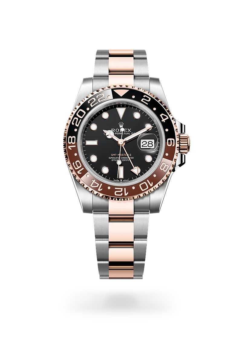 rolex ＧＭＴマスターII Rolex GMT-Master II Oyster, 40 mm, Oystersteel and Everose gold
