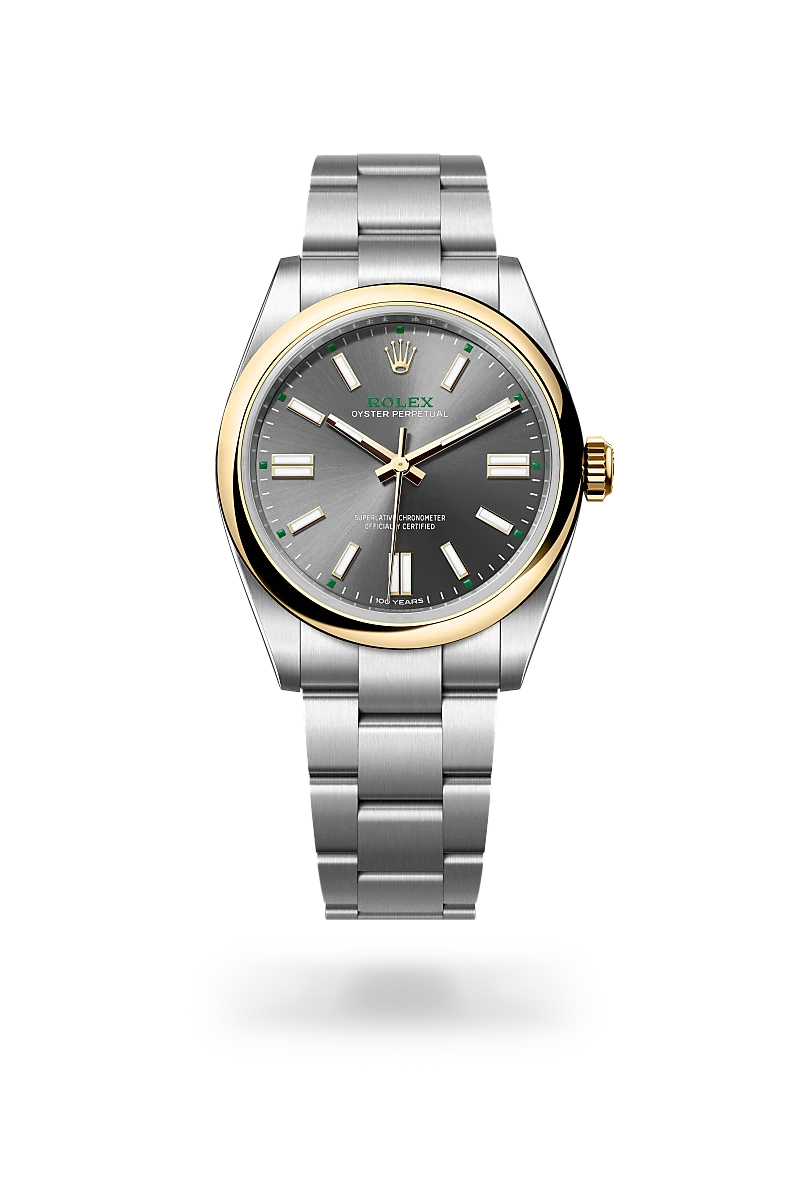 Rolex Oyster Perpetual 41 in Oyster, 41 mm, Oystersteel and yellow gold